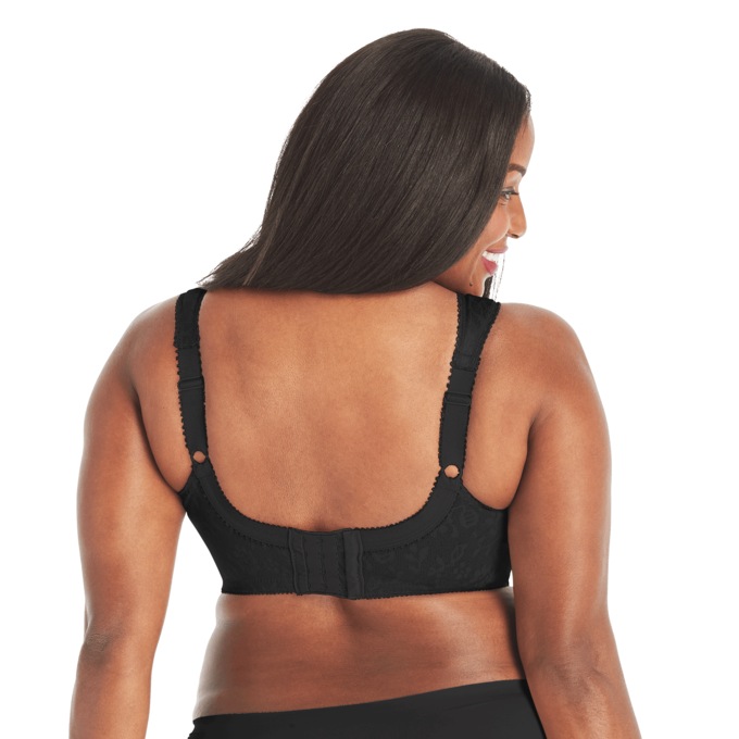Playtex® 18 Hour® Comfort-Strap Bra, Black, large