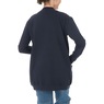 Snap-Front Cardigan, Navy, large