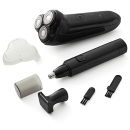 Men&#39;s Rechargeable Shaver with Trimmer, , large