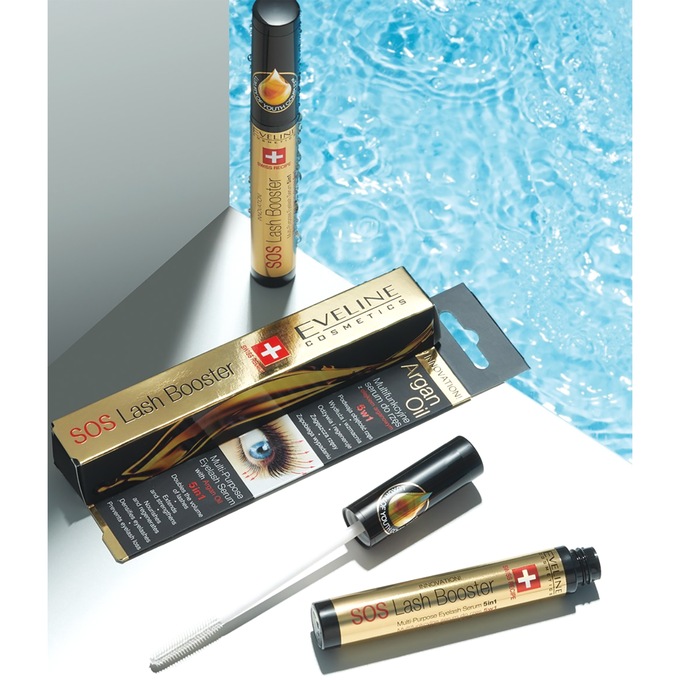 Eveline Cosmetics SOS Lash Booster Multi-Purpose Eyelash Serum, , large