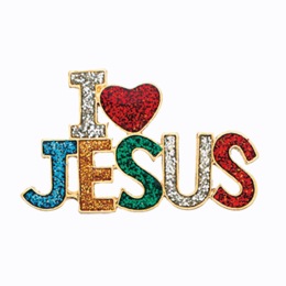I Love Jesus Pin, , large