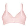 Bestform&reg; Striped Wireless Cotton Bra, Pink, large