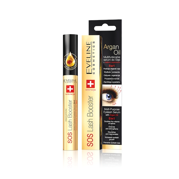 Eveline Cosmetics SOS Lash Booster Multi-Purpose Eyelash Serum, , large