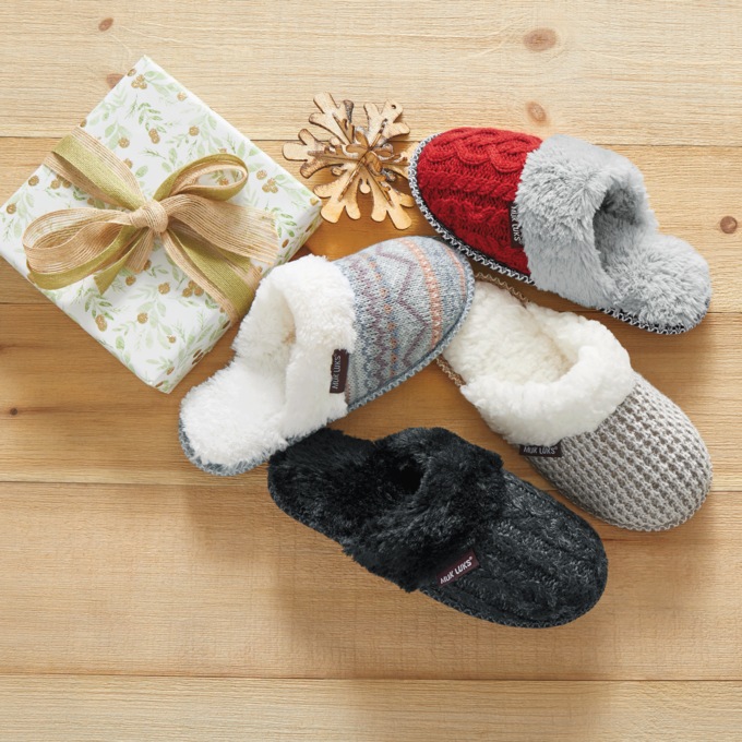 MUK LUKS&reg; Frida Scuff, Cumulus, large