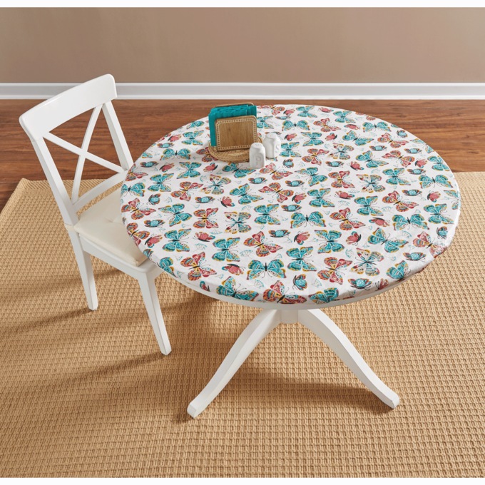 Indoor/Outdoor Fitted Tablecloth, , large
