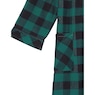 Flannel Snap-Front Duster, Green, large
