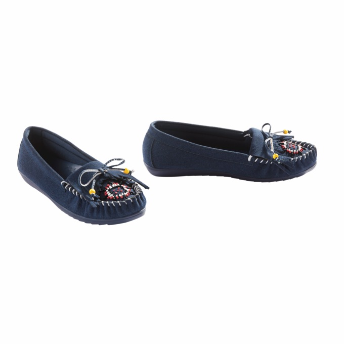 Beaded Women's Moccasin with Arch Support, , large