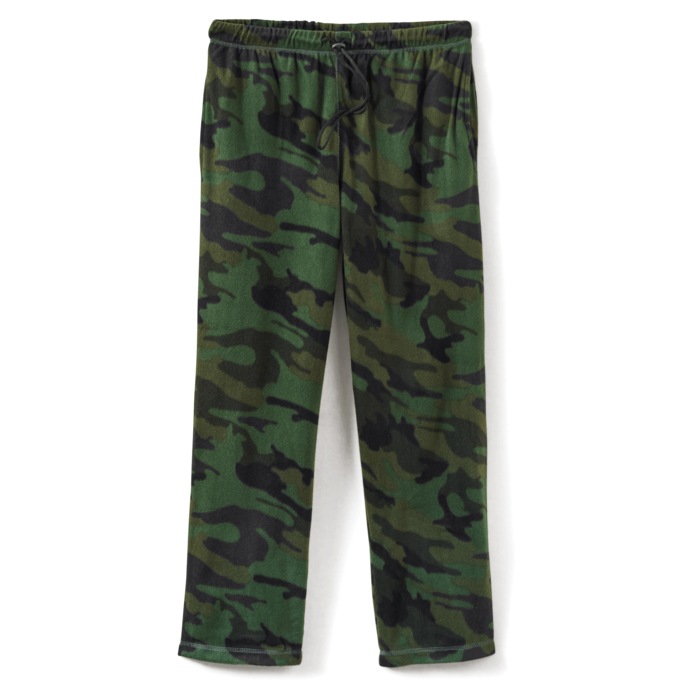 Men's Fleece Lounge Pant, Camo, large
