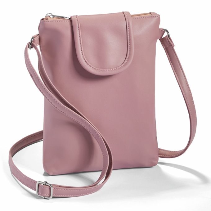Leather-Look RFID Crossbody, , large