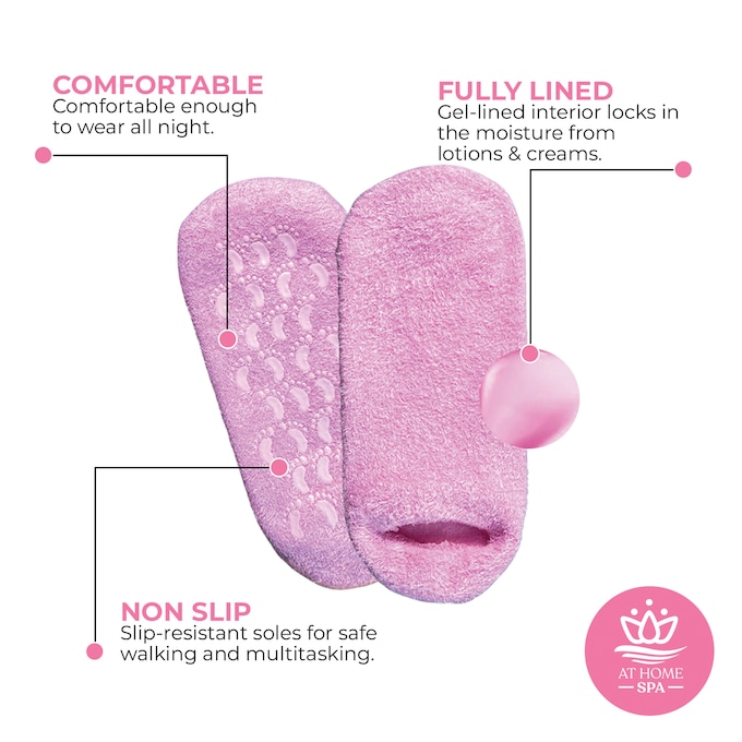 Spa Smooth Gel Gloves & Sock Set, , large