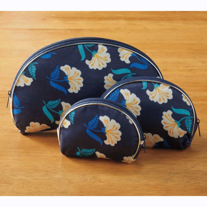 3-Piece Cosmetic Bag Set, , large