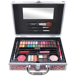 Michael Giordano 48-Piece Glam &amp; Glow Cosmetic Case, , large