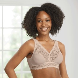 Instant Shaping&reg; by Plusform&reg; Soft Support Lace Bra, , large