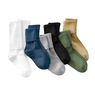 6 Pair of Seamless Compression Socks, , large