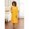 Long-Sleeve Velour Nightgown, , large