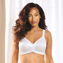 Instant Shaping by Plusform Full-Coverage Satin Bra, , large