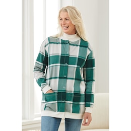 Snap-Front Cardigan, , large