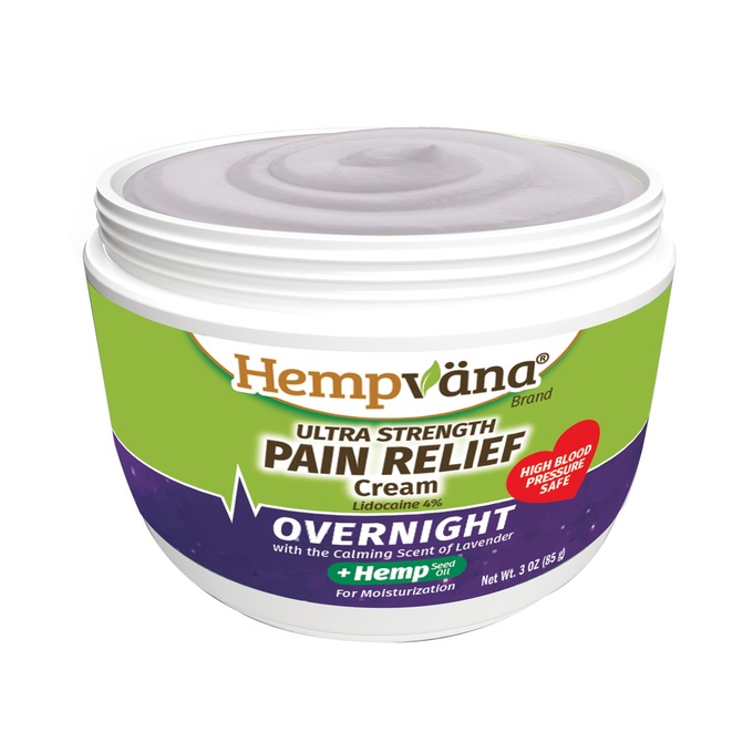 Hempvana Ultra Strength Overnight Pain Cream, , large