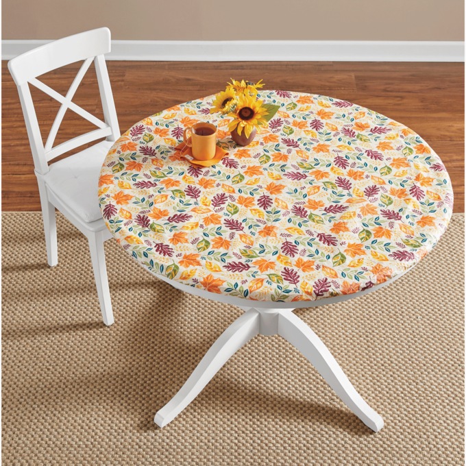 Indoor/Outdoor Fitted Tablecloth, , large