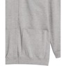 Snap-Front Cardigan, Heather Gray, large