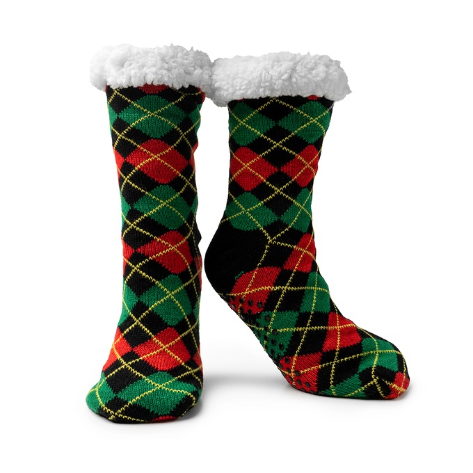 Two Left Feet Mistletoes Slipper Socks, , large