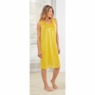 2-Pack Sleeveless Tricot Nightgowns, Soft Yellow Mango, large