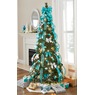 Holiday 6-Foot Pre-Lit Pop-Up Tree, Blue Silver, large