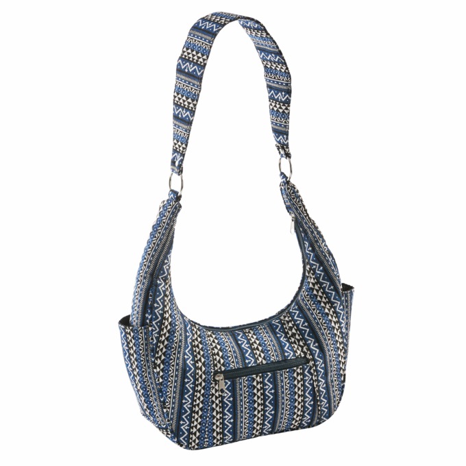 Printed Hobo Bag, , large