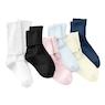 6 Pair of Seamless Compression Socks, , large