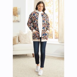 Snap-Front Cardigan, , large