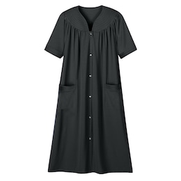 Polyester Snap-Front Duster, , large