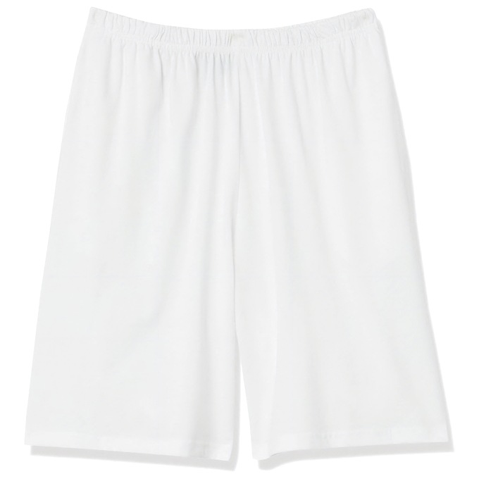 Knit Short - Solid and Print, White, large