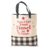 Holly Toes Holiday Tote Bag, , large
