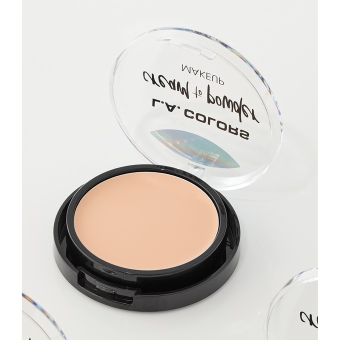 L.A. Colors Cream to Powder Foundation, Nude, large