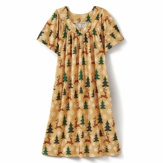 Sweetheart Neck Lounger, Dashing Deer, large