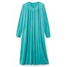 Long-Sleeve Velour Nightgown, , large