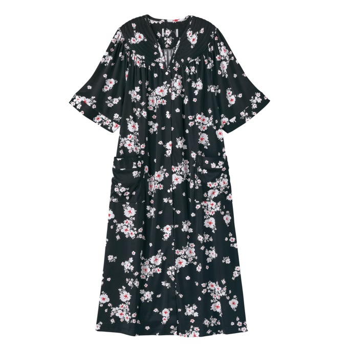 Polyester Snap-Front Duster, , large