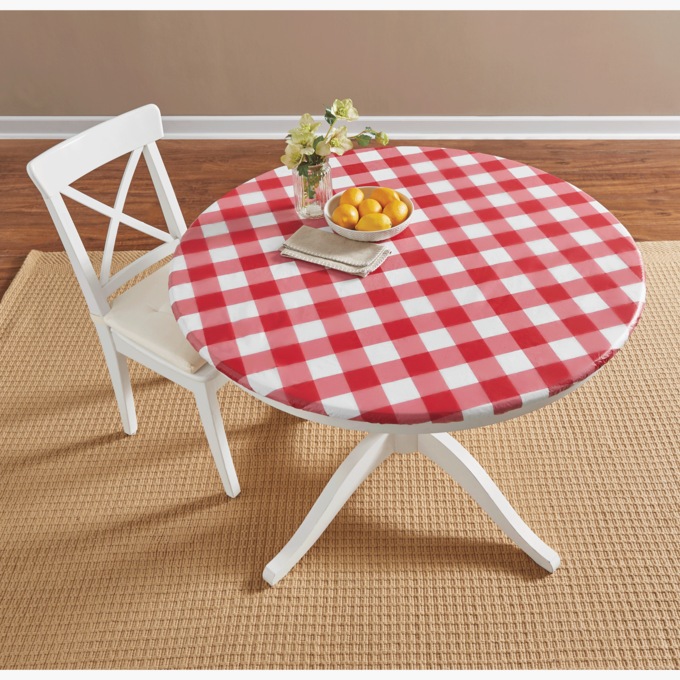 Indoor/Outdoor Fitted Tablecloth, , large