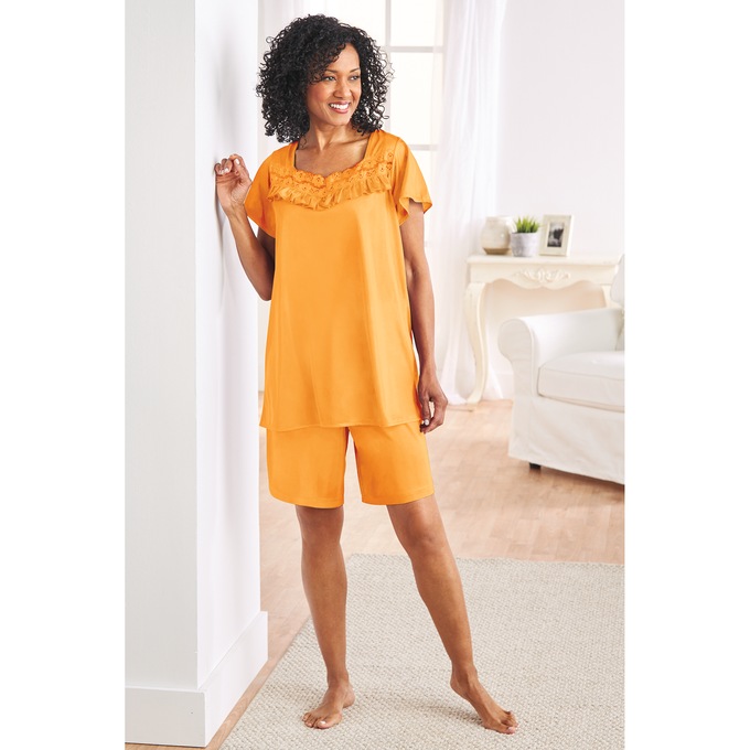 Tricot Shorty PJ Set, , large