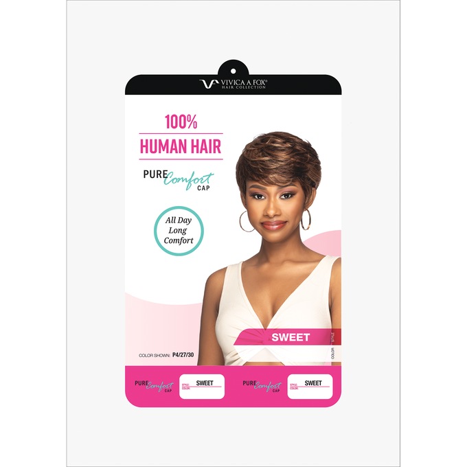 Vivica Fox Sweet Human-Hair Wig, , large