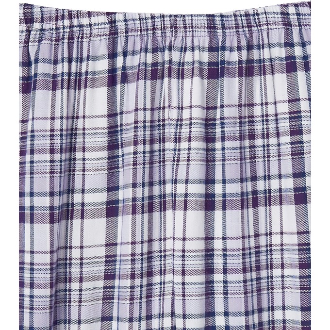 Women's Plaid Flannel PJ Set, Concord, large