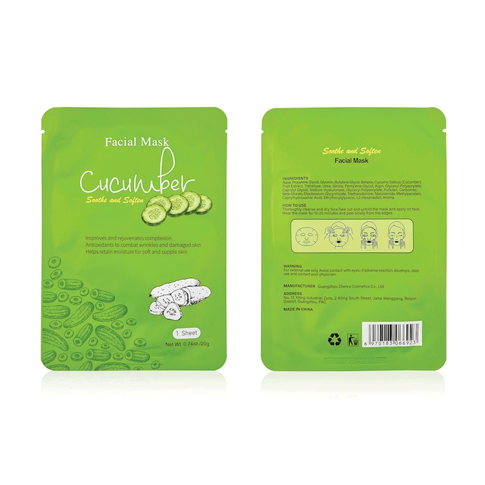 6-Pack of Facial Sheet Masks, , large