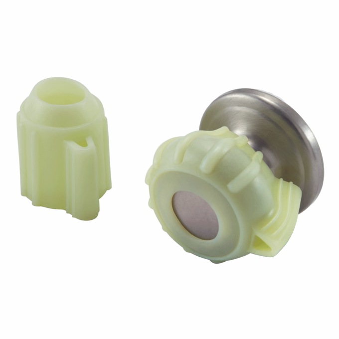 2-Pack Glow-In-The-Dark Doorknob Grip Cover, , large