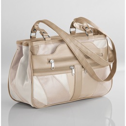 Patchwork Leather Handbag, , large