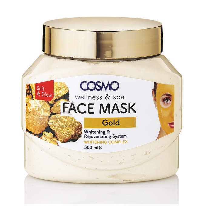 COSMO Wellness & Spa Gold Face Mask, , large