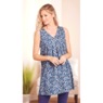 V-Neck Tunic Tank - Print, , large